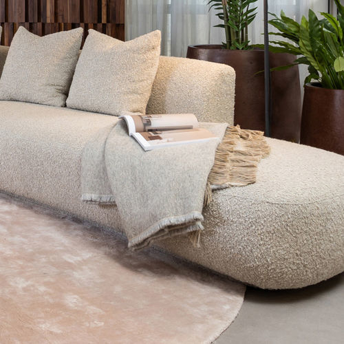 Fabric throw blanket - AURELIA - EUROFASHION HOMETEXTILES & CONCEPTS