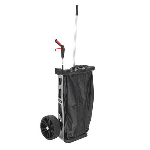 Waste trolley - EASY ORIGINAL - FLORA - commercial / aluminium