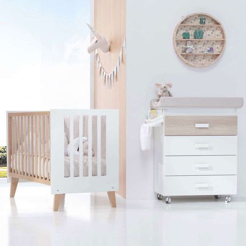 Single baby bed Nexor ALONDRA contemporary / cosleeping / wooden