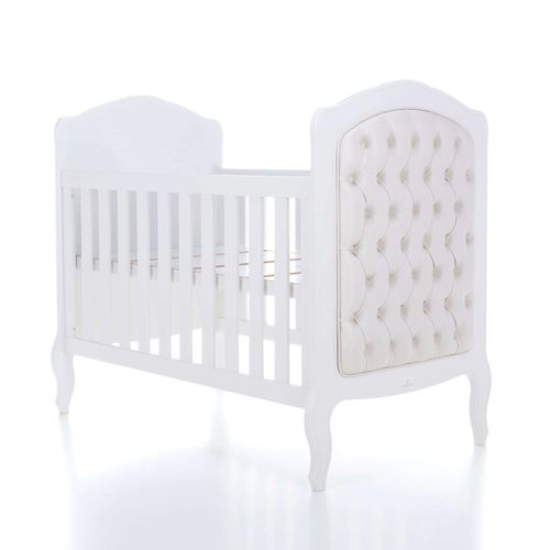 Single baby bed C303 ALONDRA traditional / upholstered / wooden