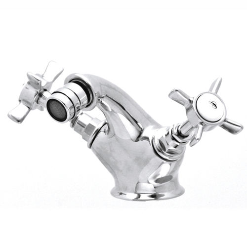 Double-handle bidet mixer tap - RBF105CR - BLEU PROVENCE - countertop / brass / bathroom