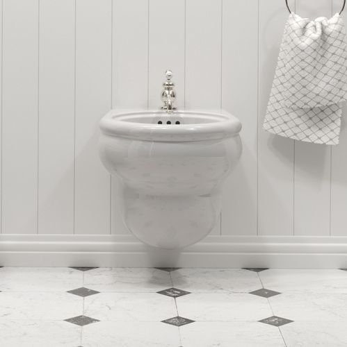 Wall-hung bidet - BP336 - BLEU PROVENCE - ceramic