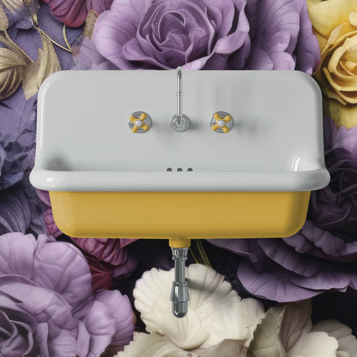 wall-mounted washbasin - BLEU PROVENCE