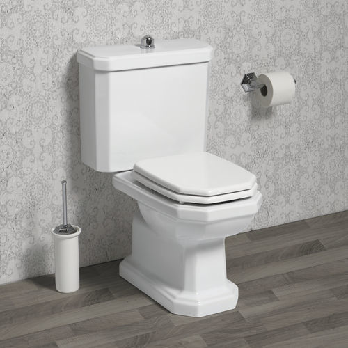 Close coupled toilet - BP724+BP740 - BLEU PROVENCE - ceramic / home / commercial