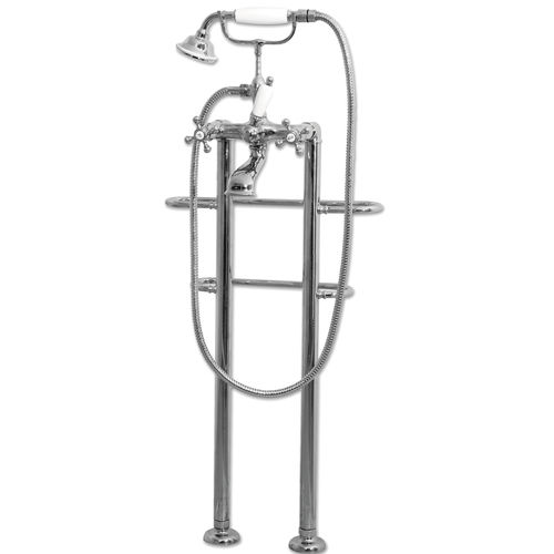 Bathtub mixer tap - RV112 - BLEU PROVENCE - floor-mounted / metal / bathroom