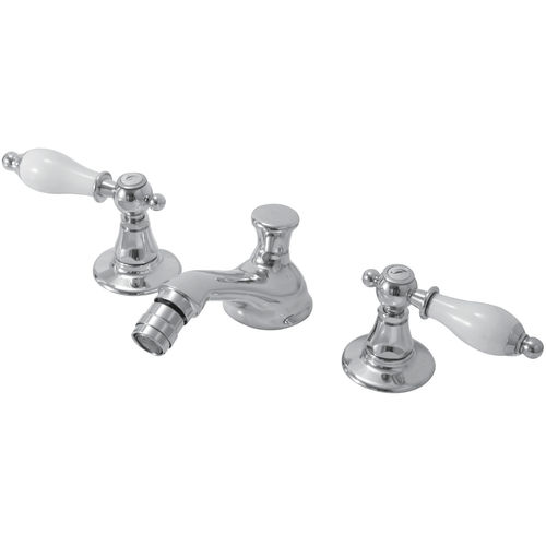 Double-handle bidet mixer tap - RBA107CR - RBC107CR - RBF107CR - RBO107CR - BLEU PROVENCE - countertop / brass / bathroom