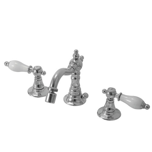 Double-handle bidet mixer tap - RBA108CR - BLEU PROVENCE - countertop / brass / bathroom