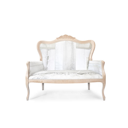 Traditional sofa - SHABBY CHIC - Mineheart - fabric / with armrests / high back
