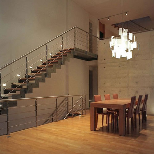 Half-turn staircase - CLASSIC - interSCALA - quarter-turn / spiral / straight