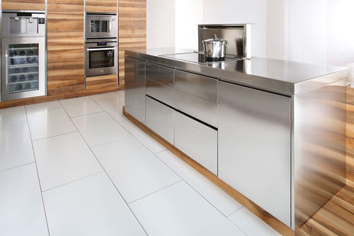 Contemporary kitchen - OPEN - ARCA CUCINE ITALIA S.R.L. - wooden / stainless steel / island