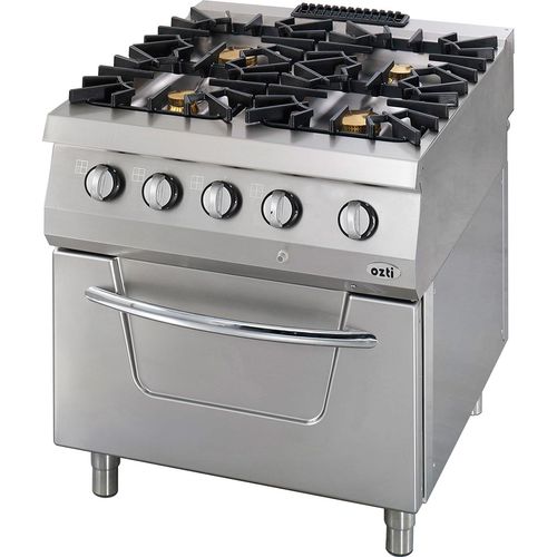 commercial range with electronic ignition
