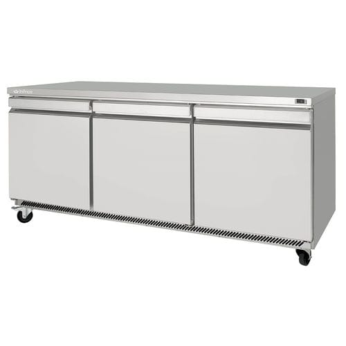 Stainless steel prep table - UC 72 R - INFRICO, S.L. - refrigerated / commercial