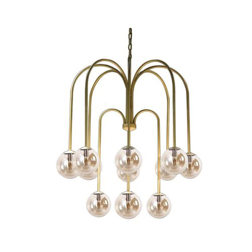 Contemporary chandelier - H 70601 – H 706010 - GUADARTE - glass / metal / 12 light