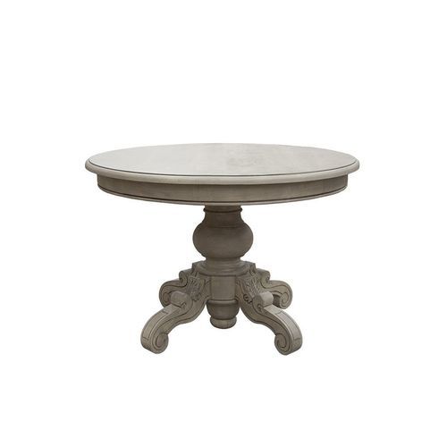 Classic dining table - M 1044 - GUADARTE - wooden base / round / customizable