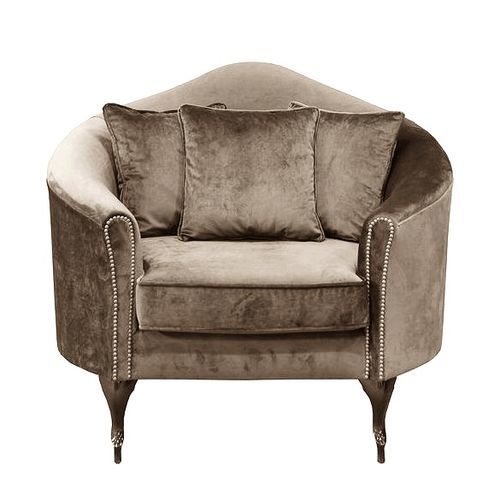 Classic armchair - Z 8195 - GUADARTE - fabric / wooden / with removable cushion