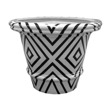 Ceramic plant pot - 43 MR116 - GUADARTE - geometric / home / commercial