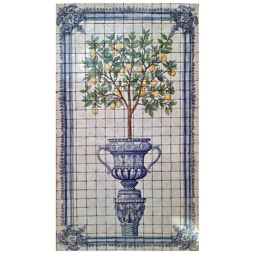 Ceramic tile - 6MU104 - GUADARTE - hand-painted / indoor / wall