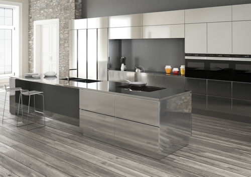 Contemporary kitchen - Steelive - LASA S.R.L. - stainless steel / island / large