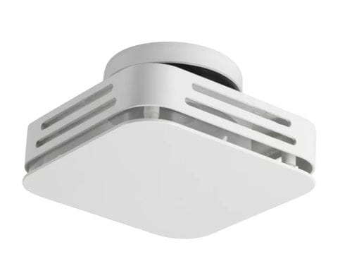Ceiling air diffuser - DOMO - SWEGON - wall-mounted / square / metal