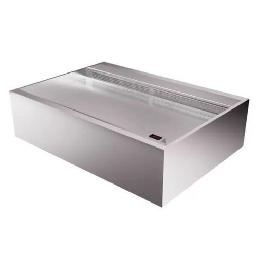 built-in refrigerated well - Moving Glass & Metal Design
