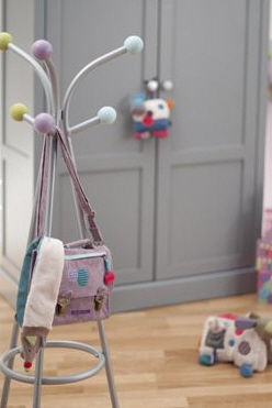 Floor coat rack - chambre ardoise  - MOULIN ROTY - contemporary / metal / child's