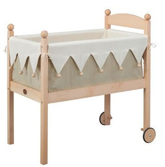 Contemporary baby bed - CROQUE LA LUNE  - MOULIN ROTY - child's unisex / wooden