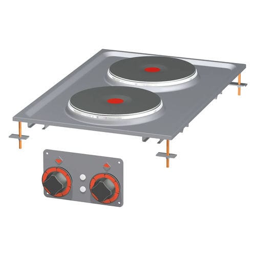 Electric cooktop - PCD-64ET - RM GASTRO - commercial / 2 burner / built-in