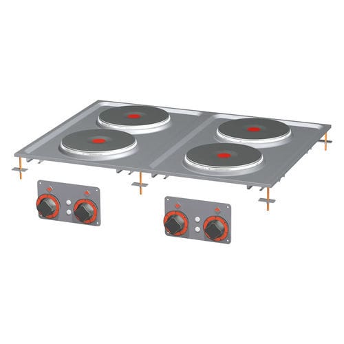 Electric cooktop - PCD-68ET - RM GASTRO - commercial / 4 burner / built-in
