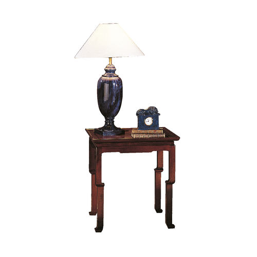 Traditional side table - ATANCE  - ACANTO - wood veneer / mahogany / wooden base