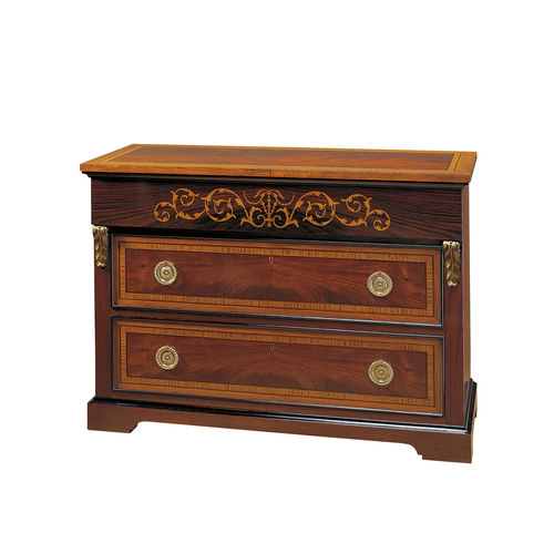 Traditional chest of drawers - MOTRIL - ACANTO - wood veneer / mahogany / with drawer