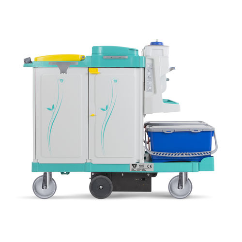 Cleaning trolley - MAGIC SYSTEM 820E ENERGY - TTS - for sports equipment / commercial / polypropylene