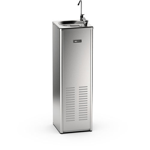 Foot-operated drinking fountain - Refresh® - ZERICA S.R.L. - cold / wall-mounted / indoor