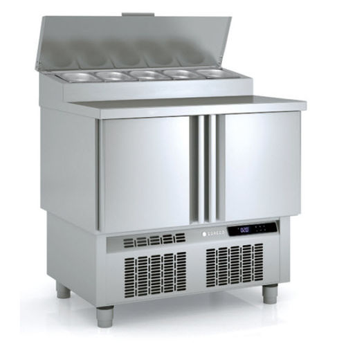 Commercial salad prep unit - MFEI - CORECO - stainless steel