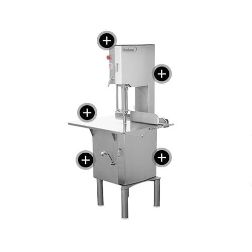 Butcher bone saw - SX 350 - DADAUX SAS - stainless steel