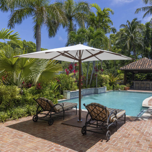 Stainless steel patio umbrella base - G-PLATE  - TUUCI - galvanised steel