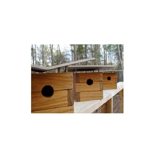 Teak birdhouse - RALPH - wieler - aluminum / stainless steel / hardwood