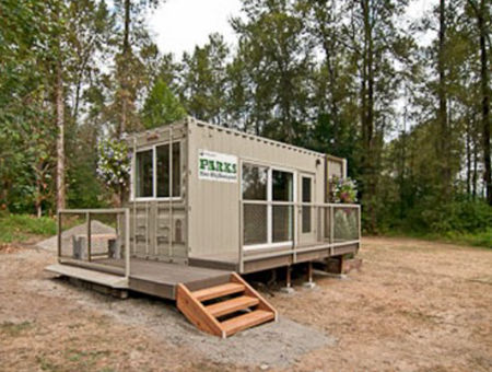 Container house - KING COUNTY PARKS WINNER - cargotecture - eco-friendly / contemporary / two-story