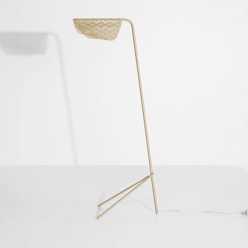 Floor-standing lamp - MEDITERRANEA  - Petite Friture - brass / brushed brass / contemporary