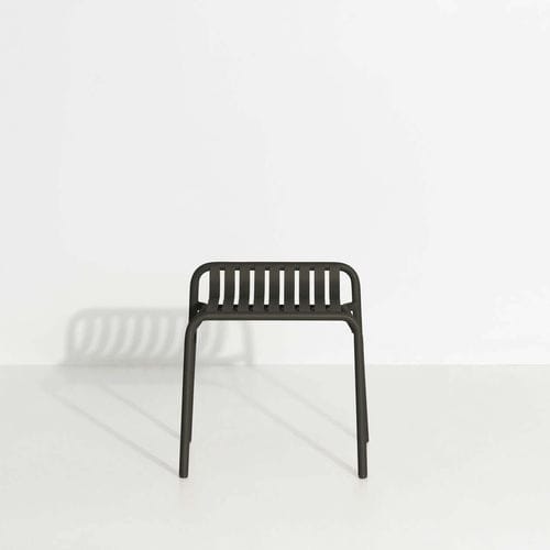 Contemporary stool - Week-end - Petite Friture - aluminum / aluminum base / stackable