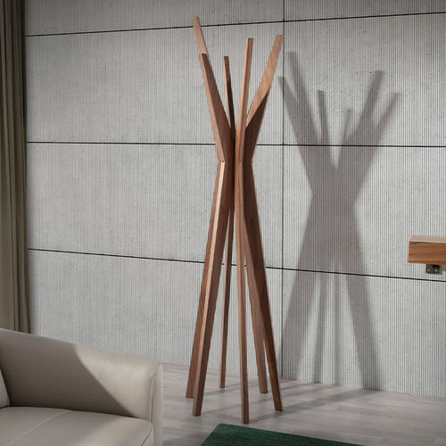 Floor coat rack - 3238 - Angel Cerdá - contemporary / walnut