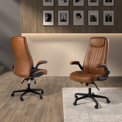 Contemporary office chair - 4223 - Angel Cerdá - indoor / synthetic leather / upholstered