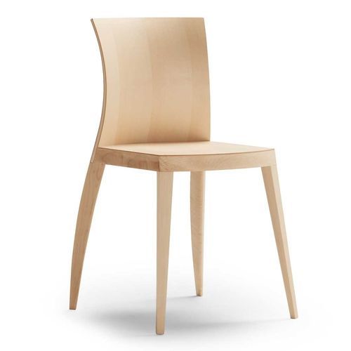 Contemporary chair - DIESIS - SEGIS - indoor / plywood / maple