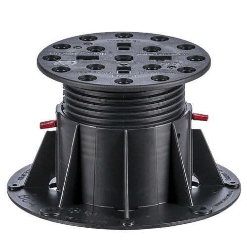 Polypropylene terrace pedestal - BC-4 - 85-140mm - Buzon Pedestal International - outdoor / adjustable / for decking