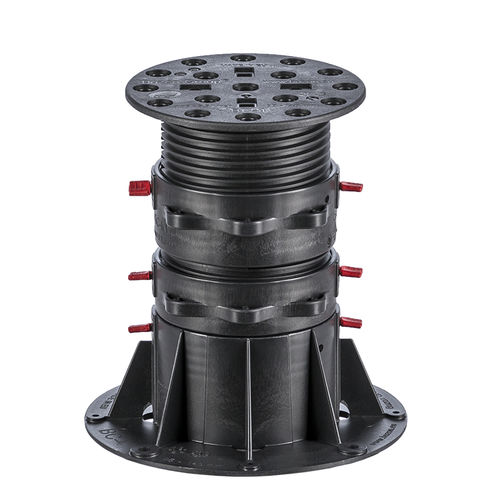 Polypropylene terrace pedestal - BC-6 - 198-240mm - Buzon Pedestal International - outdoor / adjustable / for decking