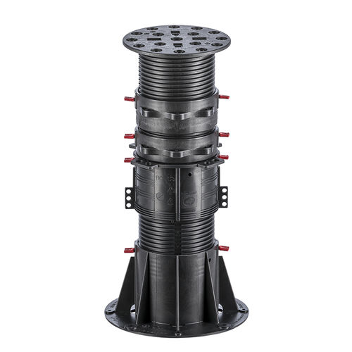 Polypropylene terrace pedestal - BC-8 - 342-465mm - Buzon Pedestal International - outdoor / adjustable / for decking
