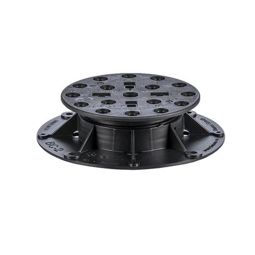 Polypropylene terrace pedestal - BC-2 - 40-55mm - Buzon Pedestal International - outdoor / adjustable / for decking