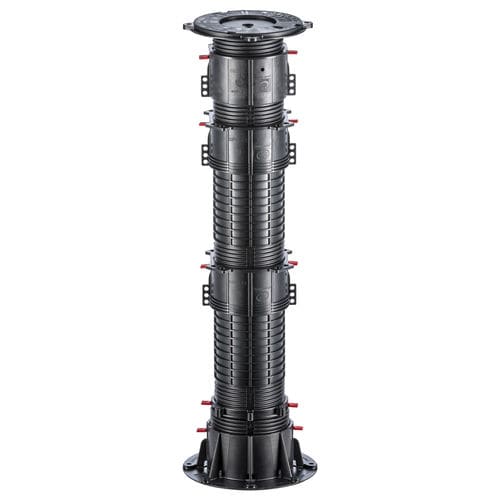 Polypropylene terrace pedestal - DPH-10-PH5 - Buzon Pedestal International - water-repellent / high-resistance / weather-resistant
