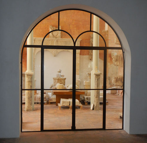 Interior door - SERRES ET FERRONNERIES D'ANTAN - glass / swing / sliding