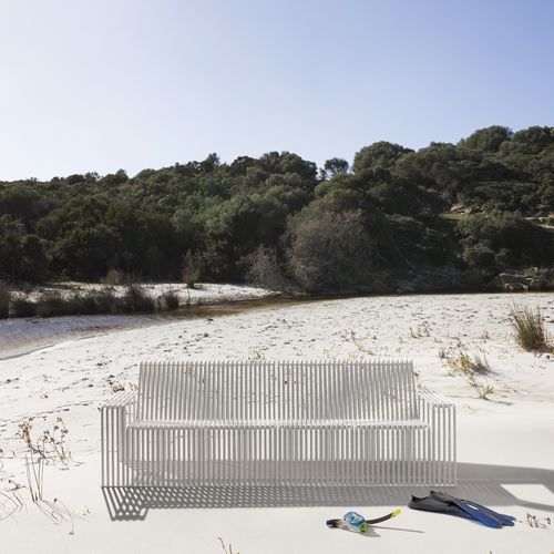 Modular sofa - 015 - URBANTIME - contemporary / outdoor / steel