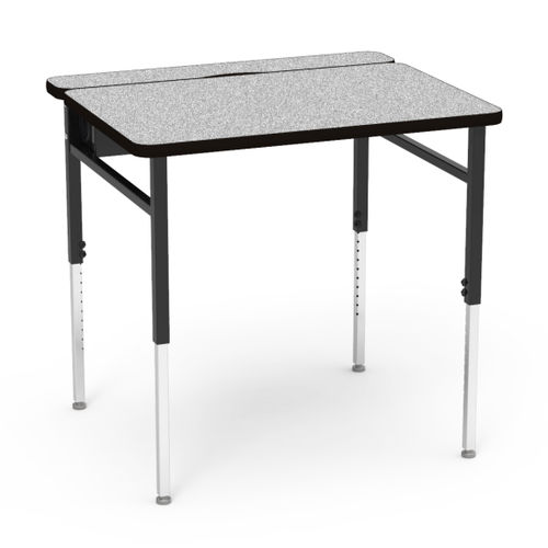 Contemporary table - FLIP TOP TECHNOLOGY TOP - Virco - steel / high-pressure laminate / steel base